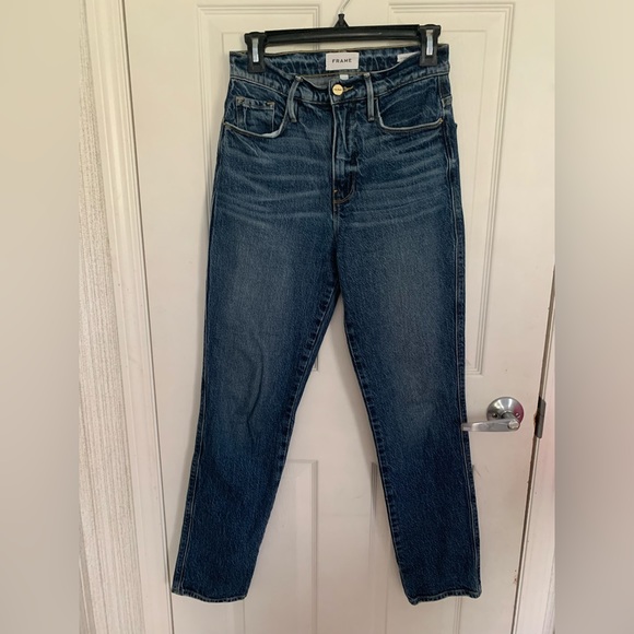 FRAME Le Sylvie Slender Straight Jeans - Picture 1 of 6